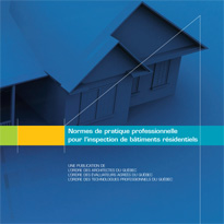 Normes de pratique professionnelle pour l'inspection de bâtiments résidentiels